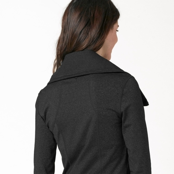 PrAna Cori Dark Gray Zip Up Jacket Women's Size Small - Picture 3 of 13